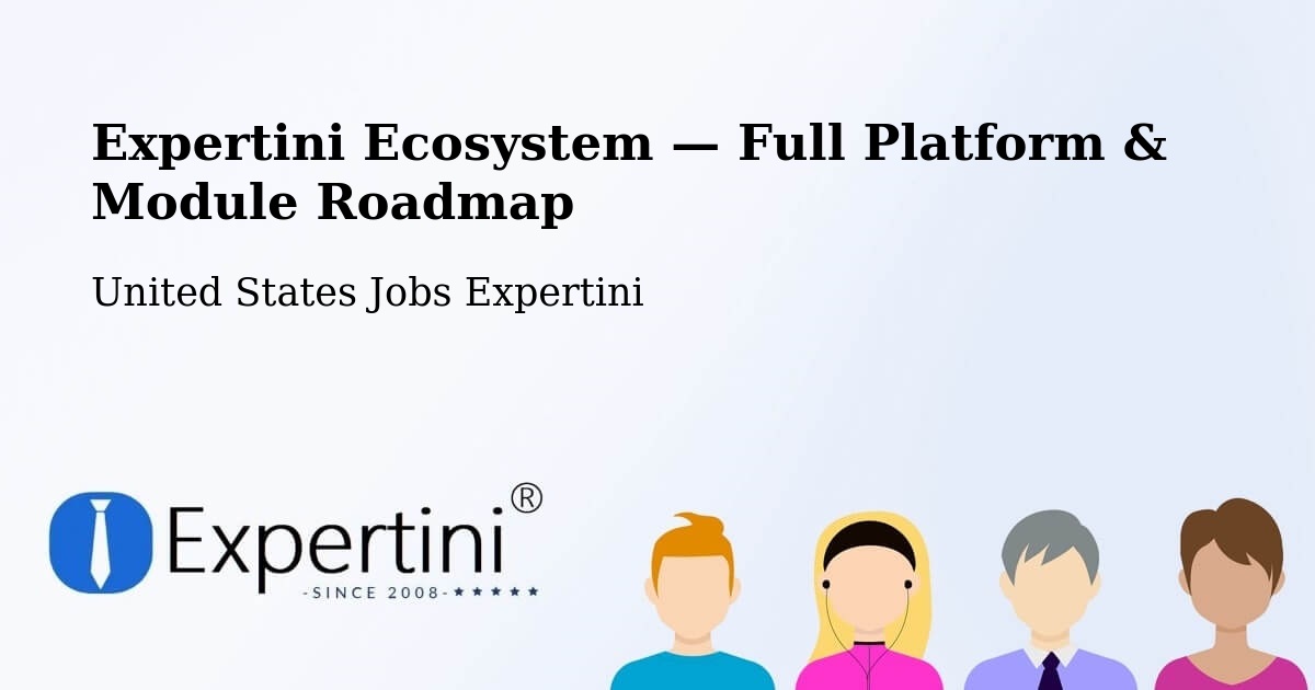 Expertini Ecosystem — Full Platform & Module Roadmap – Torrington